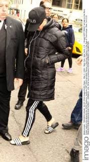 May 2, 2016 - New York, New York, U.S. - Singer KATY PERRY arrives to the Mark Hotel, before she attends the 2016 Costume Institute MET GALA entitled Manus x Machina: Fashion in the Age of Technology. New York U.S. - ZUMAk03_