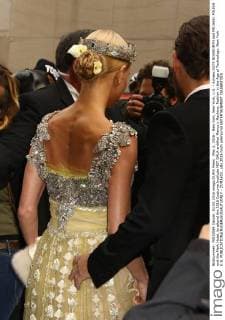 May 2, 2016 - New York, New York, U.S. - Actress KATE BOSWORTH and MICHAEL POLISH exit the Mark Hotel, to attend the 2016 Costume Institute MET GALA entitled Manus x Machina: Fashion in the Age of Technology. New York U.S. - ZUMAk03_