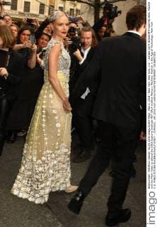 May 2, 2016 - New York, New York, U.S. - Actress KATE BOSWORTH and MICHAEL POLISH exit the Mark Hotel, to attend the 2016 Costume Institute MET GALA entitled Manus x Machina: Fashion in the Age of Technology. New York U.S. - ZUMAk03_