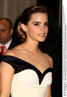 May 2, 2016 - New York, New York, U.S. - Actress EMMA WATSON exits the Mark Hotel, to attend the 2016 Costume Institute MET GALA entitled Manus x Machina: Fashion in the Age of Technology. New York U.S. - ZUMAk03_