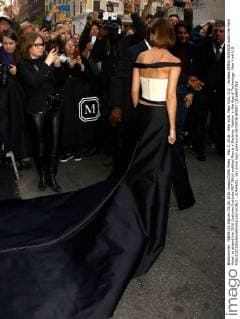 May 2, 2016 - New York, New York, U.S. - Actress EMMA WATSON exits the Mark Hotel, to attend the 2016 Costume Institute MET GALA entitled Manus x Machina: Fashion in the Age of Technology. New York U.S. - ZUMAk03_