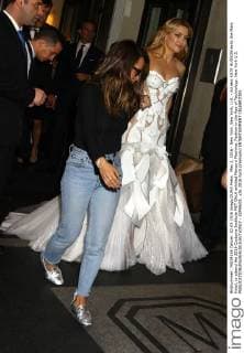 May 2, 2016 - New York, New York, U.S. - Actress KATE HUDSON exits the Mark Hotel, to attend the 2016 Costume Institute MET GALA entitled Manus x Machina: Fashion in the Age of Technology. New York U.S. - ZUMAk03_