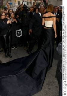 May 2, 2016 - New York, New York, U.S. - Actress EMMA WATSON exits the Mark Hotel, to attend the 2016 Costume Institute MET GALA entitled Manus x Machina: Fashion in the Age of Technology. New York U.S. - ZUMAk03_