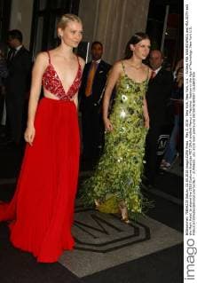 May 2, 2016 - New York, New York, U.S. - Actress MIA WASIKOWSKA and MIA GOTH exit the Mark Hotel, to attend the 2016 Costume Institute MET GALA entitled Manus x Machina: Fashion in the Age of Technology. New York U.S. - ZUMAk03_