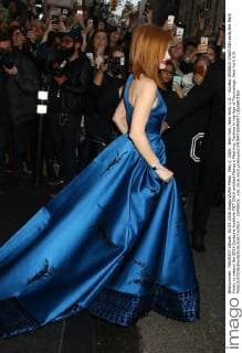 May 2, 2016 - New York, New York, U.S. - Actress JESSICA CHASTAIN exits the Mark Hotel, to attend the 2016 Costume Institute MET GALA entitled Manus x Machina: Fashion in the Age of Technology. New York U.S. - ZUMAk03_