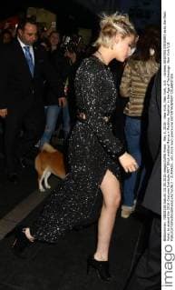 May 2, 2016 - New York, New York, U.S. - Actress KRISTEN STEWART exits the Mark Hotel, to attend the 2016 Costume Institute MET GALA entitled Manus x Machina: Fashion in the Age of Technology. New York U.S. - ZUMAk03_