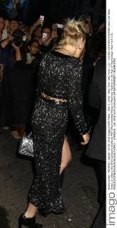 May 2, 2016 - New York, New York, U.S. - Actress KRISTEN STEWART exits the Mark Hotel, to attend the 2016 Costume Institute MET GALA entitled Manus x Machina: Fashion in the Age of Technology. New York U.S. - ZUMAk03_
