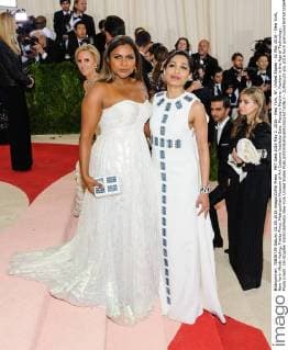 MET Gala 2016 May 2, 2016 - New York, NY, United States - 02 May 2016 - New York, New York- Mindy Kaling, Freida Pinto. Metropolitan Museum of Art Costume Institute Gala: Manus x Machina: Fashion in the Age of Technology. Photo Credit: Christopher Smith AdMedia New York United States - ZUMAa123