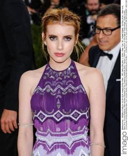MET Gala 2016 May 2, 2016 - New York, NY, United States - 02 May 2016 - New York, New York- Emma Roberts. Metropolitan Museum of Art Costume Institute Gala: Manus x Machina: Fashion in the Age of Technology. Photo Credit: Christopher Smith AdMedia New York United States - ZUMAa123