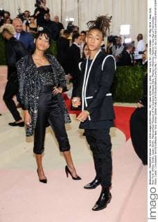 MET Gala 2016 May 2, 2016 - New York, NY, United States - 02 May 2016 - New York, New York- Willow Smith, Jaden Smith. Metropolitan Museum of Art Costume Institute Gala: Manus x Machina: Fashion in the Age of Technology. Photo Credit: Christopher Smith AdMedia New York United States - ZUMAa123