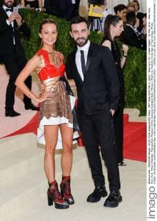 MET Gala 2016 May 2, 2016 - New York, NY, United States - 02 May 2016 - New York, New York- Alicia Vikander. Metropolitan Museum of Art Costume Institute Gala: Manus x Machina: Fashion in the Age of Technology. Photo Credit: Christopher Smith AdMedia New York United States - ZUMAa123