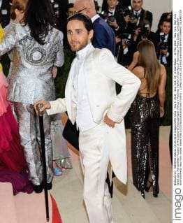 May 2, 2016 - New York, NY, United States - 02 May 2016 - New York, New York - Jared Leto. Metropolitan Museum of Art Costume Institute Gala: Manus x Machina: Fashion in the Age of Technology. Photo Credit: Christopher Smith AdMedia New York United States - ZUMAa123