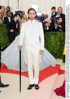 May 2, 2016 - New York, NY, United States - 02 May 2016 - New York, New York - Jared Leto. Metropolitan Museum of Art Costume Institute Gala: Manus x Machina: Fashion in the Age of Technology. Photo Credit: Christopher Smith AdMedia New York United States - ZUMAa123