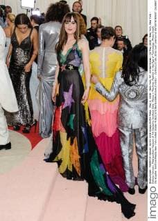 May 2, 2016 - New York, NY, United States - 02 May 2016 - New York, New York - Dakota Johnson. Metropolitan Museum of Art Costume Institute Gala: Manus x Machina: Fashion in the Age of Technology. Photo Credit: Christopher Smith AdMedia New York United States - ZUMAa123
