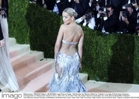Rita Ora bei der Manus x Machina: Fashion in an Age of Technology Costume Institute Gala im Metropolitan Museum of Art. New York, 02.05.2016 Foto:xD.xVanxTinex xFuturexImage