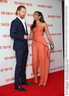 . 05 05 2016. London, United Kingdom. Damian Lewis and Naomie Harris arriving at the Our Kind of Traitor premiere in London.  xStephenxLockx xi-Imagesx IIM-12595-0025
