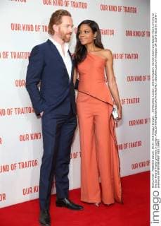 . 05 05 2016. London, United Kingdom. Damian Lewis and Naomie Harris arriving at the Our Kind of Traitor premiere in London.  xStephenxLockx xi-Imagesx IIM-12595-0028