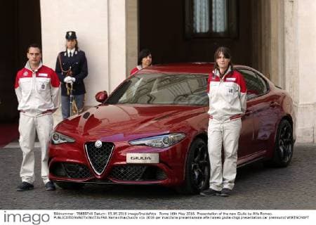 Rome 16th May 2016. Presentation of the new Giulia by Alfa Romeo. SamanthaxZucchi