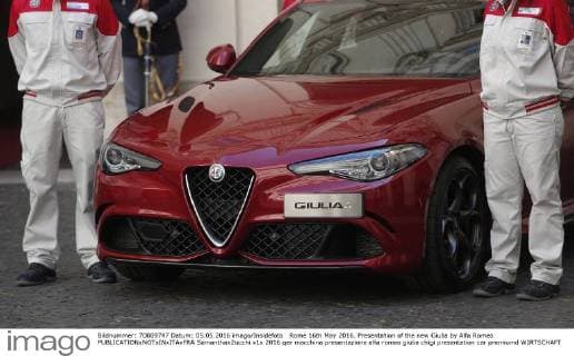 Rome 16th May 2016. Presentation of the new Giulia by Alfa Romeo. SamanthaxZucchi