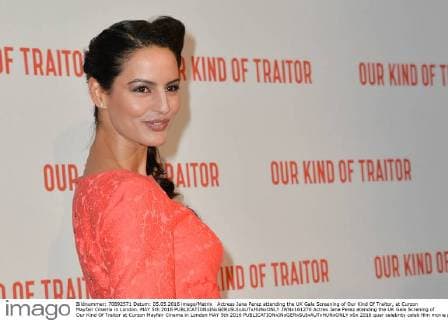 Actress Jana Perez attending the UK Gala Screening of Our Kind Of Traitor, at Curzon Mayfair Cinema in London. MAY 5th 2016  JWNx161270