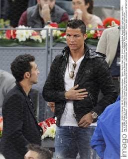 Tennis. Madrid Open 2016. Match between Rafael Nadal (ESP) and Joao Sousa (POR), May 6, 2016. Photo by J. Luis Cuesta 261 Cordon Press. Arbeloa y Cristiano Ronaldo. Cordon Press  J.xLuisxCuesta