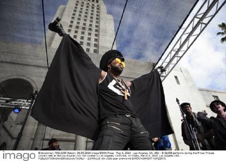 May 6, 2016 - Los Angeles, CA, USA - B SLADE performs during the Prince Tribute concert held at the Los Angeles City Hall located in Los Angeles, California, on Friday, March 6, 2016. Los Angeles USA - ZUMAh129