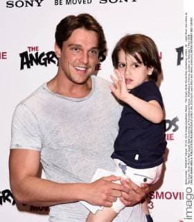 The Angry Birds Movie Gala Screening London, UK . Lewis Bloor and Henry at The Angry Birds Movie Red Carpet Gala Screening at Picturehouse Centra, Shaftesbury Avenue, London on Saturday 7 May 2016 LMK392-60409-080516 