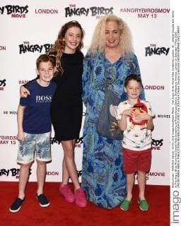 The Angry Birds Movie Gala Screening London, UK . Debbie Douglas and family at The Angry Birds Movie Red Carpet Gala Screening at Picturehouse Centra, Shaftesbury Avenue, London on Saturday 7 May 2016 LMK392-60409-080516 