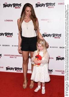 The Angry Birds Movie Gala Screening London, UK . Michelle Heaton and Faith Hanley at The Angry Birds Movie Red Carpet Gala Screening at Picturehouse Centra, Shaftesbury Avenue, London on Saturday 7 May 2016 LMK392-60409-080516 