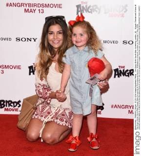 The Angry Birds Movie Gala Screening London, UK . Imogen Thomas and Ariana at The Angry Birds Movie Red Carpet Gala Screening at Picturehouse Centra, Shaftesbury Avenue, London on Saturday 7 May 2016 LMK392-60409-080516 