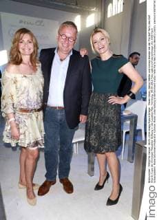Maren Gilzer, Bernd Stelter und Annica Hansen bei der Pre Golf Party des Golf Charity Cups der Christoph Metzelder Stiftung in der Location Ree. Hamburg, 08.05.2016 Foto:xgbrcix xFuturexImage
