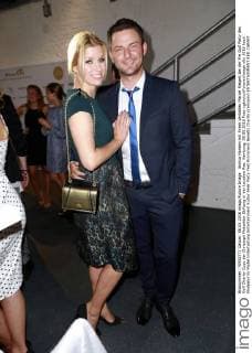 Annica Hansen mit ihrem Verlobten Marcel Riegert bei der Pre Golf Party des Golf Charity Cups der Christoph Metzelder Stiftung in der Location Ree. Hamburg, 08.05.2016 Foto:xgbrcix xFuturexImage