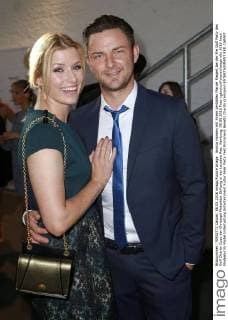 Annica Hansen mit ihrem Verlobten Marcel Riegert bei der Pre Golf Party des Golf Charity Cups der Christoph Metzelder Stiftung in der Location Ree. Hamburg, 08.05.2016 Foto:xgbrcix xFuturexImage