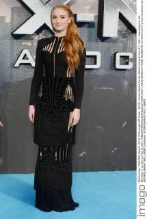 British actress Sophie Turner attends the premiere of X- Men : Apocalypse at the BFI Imax in London on May 9, 2016.  LON20160509117 RUNExHELLESTAD