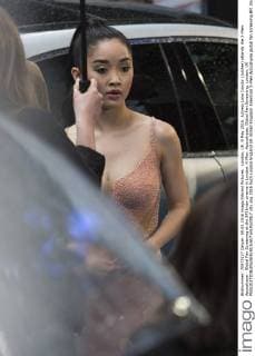 London, UK. 9 May 2016. Actress Lana Condor (Jubilee) attends the X-Men: Apocalypse - Global Fan Screening at the BFI Imax cinema in London. X-Men: Apocalypse, Global Fan Screening, London, UK 