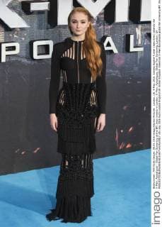 London, UK. 9 May 2016. Actress Sophie Turner (Jean Grey) attends the X-Men: Apocalypse - Global Fan Screening at the BFI Imax cinema in London. X-Men: Apocalypse, Global Fan Screening, London, UK 