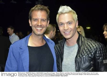 Florian Stadler und Julian David bei der Secret Fashion Show, Vol. 5 in den Eisbach Studios. München, 09.05.2016 Foto:xP.xSchönbergerx xFuturexImage
