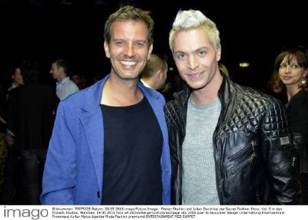 Florian Stadler und Julian David bei der Secret Fashion Show, Vol. 5 in den Eisbach Studios. München, 09.05.2016 Foto:xP.xSchönbergerx xFuturexImage