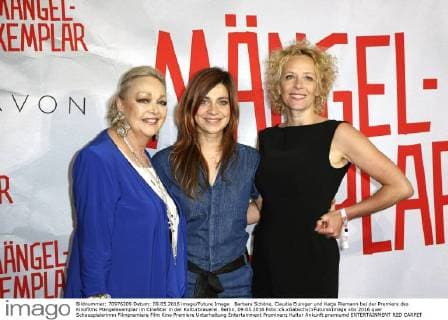 Barbara Schöne, Claudia Eisinger und Katja Riemann bei der Premiere des Kinofilms Mängelexemplar im CineStar in der Kulturbrauerei. Berlin, 09.05.2016 Foto:xS.xGabschx xFuturexImage