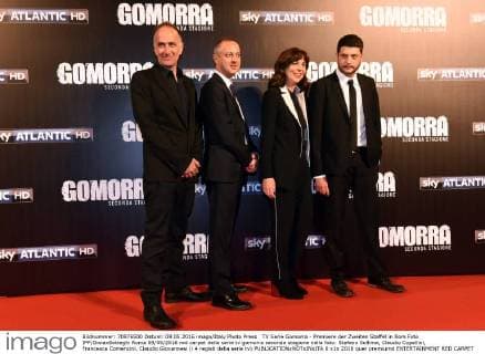 TV Serie Gomorra - Premiere der Zweiten Staffel in Rom Foto IPP GioiaxBotteghi Roma 09 05 2016 red carpet della serie tv gomorra seconda stagione nella foto: Stefano Sollima, Claudio Cupellini, Francesca Comencini, Claudio Giovannesi (i 4 registi della serie tv)  0