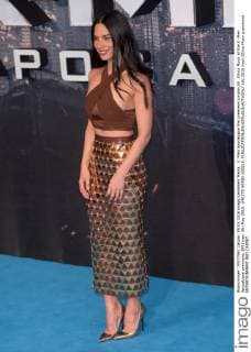 X -Men Apocalypse film premiere London.UK. Olivia Munn at the X -Men Apocalypse premiere, BFI Imax. 9th May 2016. LMK370-60480-100516. 