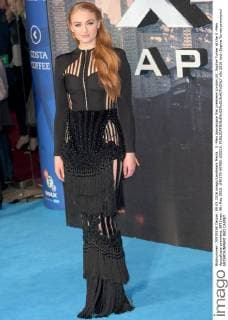X -Men Apocalypse film premiere London.UK. Sophie Turner at the X -Men Apocalypse premiere, BFI Imax. 9th May 2016. LMK370-60480-100516. 