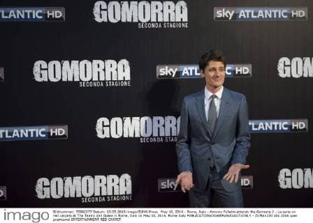 May 10, 2016 - Rome, Italy - Antonio Folletto attends the Gomorra 2 - La serie on red carpets at The Teatro dell Opera in Rome, Italy on May 10, 2016. Rome Italy  - ZUMAn230