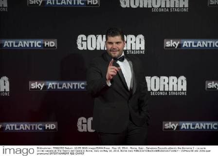 May 10, 2016 - Rome, Italy - Salvatore Esposito attends the Gomorra 2 - La serie on red carpets at The Teatro dell Opera in Rome, Italy on May 10, 2016. Rome Italy  - ZUMAn230