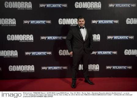 May 10, 2016 - Rome, Italy - Salvatore Esposito attends the Gomorra 2 - La serie on red carpets at The Teatro dell Opera in Rome, Italy on May 10, 2016. Rome Italy  - ZUMAn230