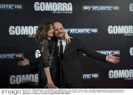 May 10, 2016 - Rome, Italy - Maria Pia Calzone and Marco D Amore attends the Gomorra 2 - La serie on red carpets at The Teatro dell Opera in Rome, Italy on May 10, 2016. Rome Italy  - ZUMAn230