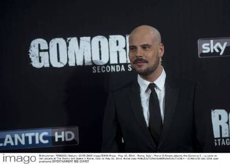 May 10, 2016 - Rome, Italy - Marco D Amore attends the Gomorra 2 - La serie on red carpets at The Teatro dell Opera in Rome, Italy on May 10, 2016. Rome Italy  - ZUMAn230