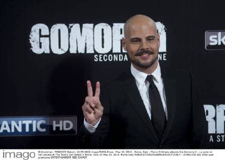 May 10, 2016 - Rome, Italy - Marco D Amore attends the Gomorra 2 - La serie on red carpets at The Teatro dell Opera in Rome, Italy on May 10, 2016. Rome Italy  - ZUMAn230