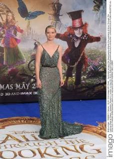 Australian actress Mia Wasikowska attends the premiere of Alice Through The Looking Glass at Odeon, Leicester Square in London on May 10, 2016.  LON20160510120 RUNExHELLESTAD