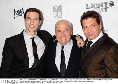 Jan. 5, 2011 - New York, New York, U.S. - STACY KEACH,HOLT McCALLANY,PABLO SCHREIBER.at Premiere Screening of FX s Light out .at Hudson Theatre, New York City 01-05-2011. 2010..K66465JBB - ZUMAba9_